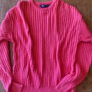 Burberry Pink Cable Knit Sweater
